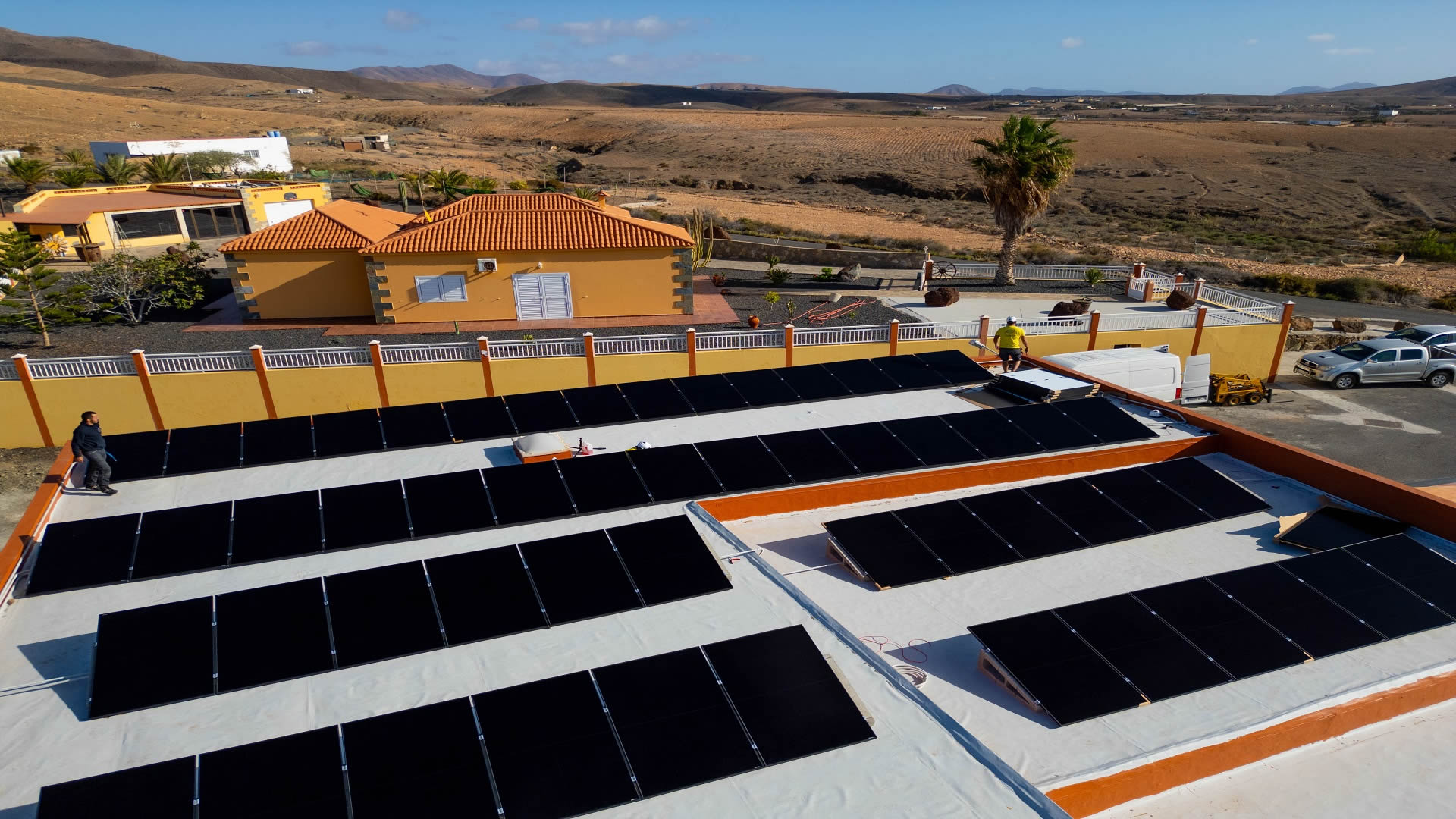 Photovoltaic power generation project for an ecological farm in Spain
