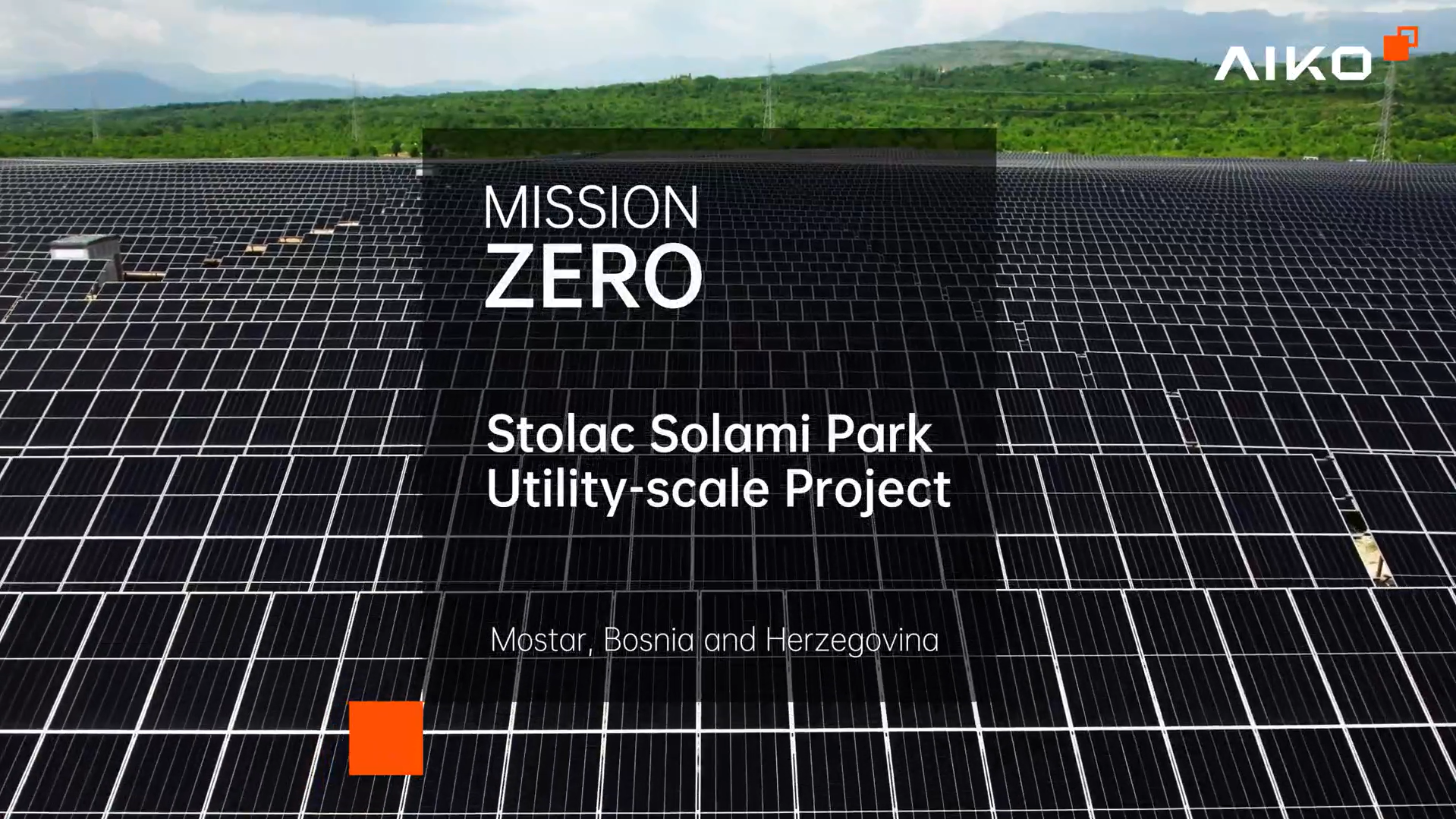 Impianto fotovoltaico Stolac Solami Park in Bosnia ed Erzegovina