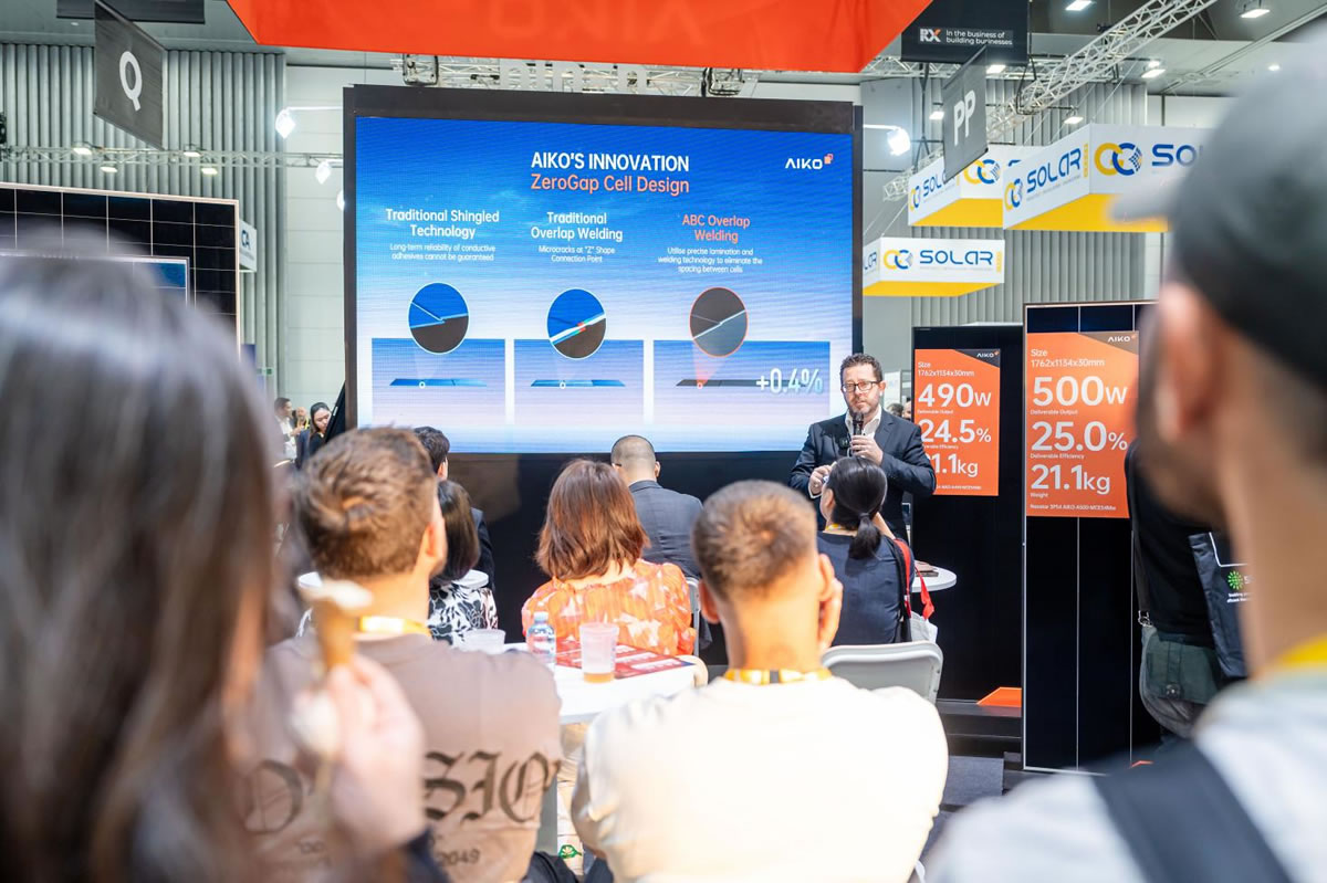 AIKO Introduces the World’s First 500W Panel Under 2?m? in Australia